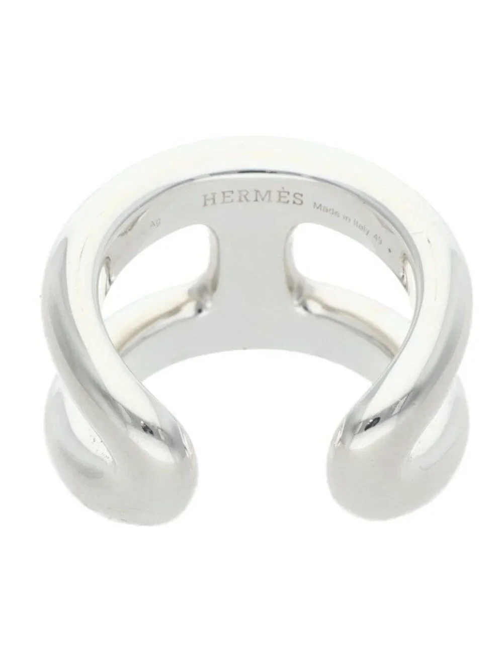 Hermes Osmose PM Silver Ring